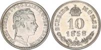 10 kr. 1858 A "R"