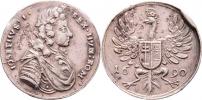 Medailka na korunovaci v Augsburgu 26.I.1690 - poprsí