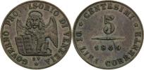 5 Centesimi 1849