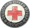 Odznak "Deutsches Rotes Kreuz - Helferin"   30 mm  zapín. sponka