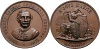 Gróf Laszlo Teleki - úmrtní medaile 8.V.1861 -