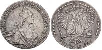 20 Kopějka 1767, Kateřina II. Veliká