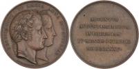 Lerchenau - AE medaile na návštěvu v Čechách 1835 -