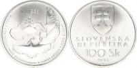 100 Sk 1993 - vznik Slovenské republiky      kapsle