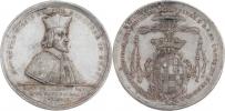 Vestner - intronizační medaile 1718 - poprsí Jana