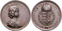 Hautsch - menší medaile na uherskou korunovaci 1687 -