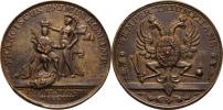 Nesign. - medaile na korun. ve Frankfurtu 1745 -