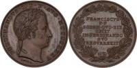 Neuss - AE medaile na nastoupení vlády 1835 - hlava