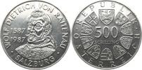500 Schilling 1987 - Wolf Dietrich von Raitenau        KM 2982