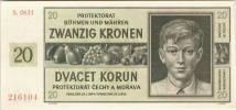 Protektorát 1939 - 1945, 20 Koruna 1944