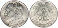 10 Zlotych 1935 - Pilsudski        Y. 29