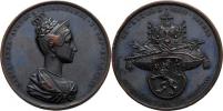 Boehm - AE medaile na korunovaci v Praze 1836 - kor.