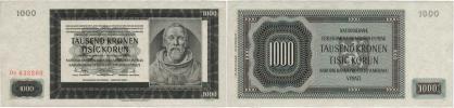 1000 Koruna 1942 - 2.vyd.- sér. Da