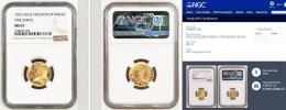 Dukát Tyrš 1932 v certifikaci NGC MS 63