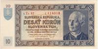 Slovenská republika 1939 - 1945, 10 Koruna 1939