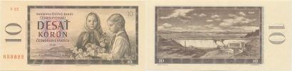 10 Kčs 1960 sér. S 22            Baj. 94c;  Hejz. 97c