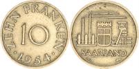 10 Franken 1954       KM 1      "R"