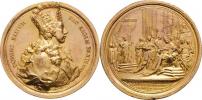 Kraft - medaile na korunovaci ve Frankfurtu 1764 -