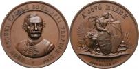 Gróf Laszlo Teleki - úmrtní medaile 8.V.1861 -