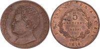5 Centimes 1816 - zkušební ražba