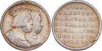 AR medaile na král. korunovaci v Cáchách b.l. (1531)