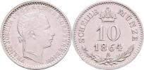 10 Krejcar 1864 A