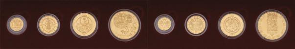 Sada zlatých mincí 1996 - české mince (10000