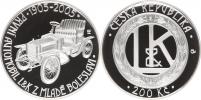 200 Kč 2005 - automobil Laurin a Klement          orig.etue