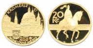 20 Kč Au b.l.(1998) - Kroměříž mincovní město    /500 ks/   15