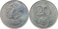 20 M 1973 A - Otto Grotewohl         KM 47   Ni