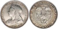 1 Shilling 1901      "R"     KM 780       Ag 925  5