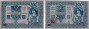 1000 Koruna 1902 - kolkovaná