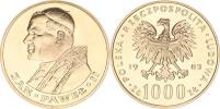 1 000 Zlotych 1983 - papež Jan Pawel II. Y. 144