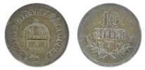 10 Fillér 1915 KB - bronzový odražek    "RR"