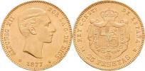 25 Peseta 1877/1877 DE-M