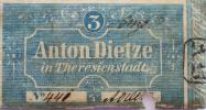 Terezín (Theresienstadt) - 3 Kr.C.M.. b.l.