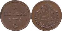 Cu Haléř 1774 G
