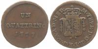 Cu Quattrino 1777