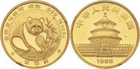 25 Yuan (1/2 Unce) 1988 - panda a bambus