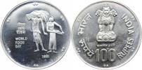100 Rupees 1981 - F.A.O.
