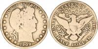 1/2 Dollar 1909