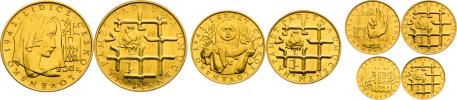 Sada zlatých medailí 1972 (4 ks)
