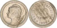 20 Centavos 1920 KM 571 "R"
