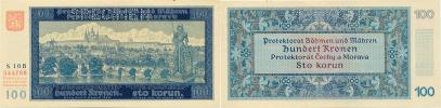 100 K 1940 sér. 10 B   I. vydání   SPECIMEN    Baj. 32;  Hej. 32a