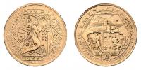 Medaile na oživenie baníctva - dukát 1934 / R1971 -