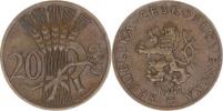 20 hal. 1947 - var.: po stranách hlavy lva paprsky        "RR"
