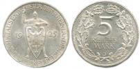 5 RM 1925 G - Rhineland            KM 47