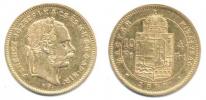 4 Forint = 10 Franken 1880 KB - I.typ