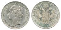 20 kr. 1852 A - hlava vlevo     "R"      "sbírkový"