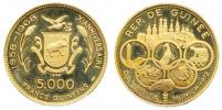 5 000 Francs 1969 - OH Mnichov 1972 / 10.výr. nezávislosti